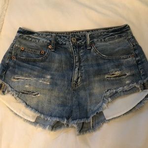 American Eagle Hi Rise Festival Shorts
